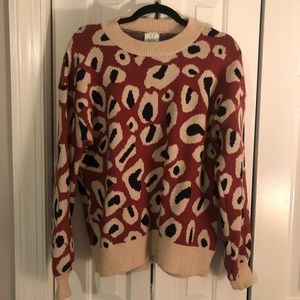 [NWOT] The Mint Julep Cheetah Sweater